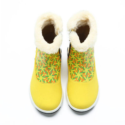 UIN Footwear Kid Rotterdam Boots Yellow Kids Canvas loafers