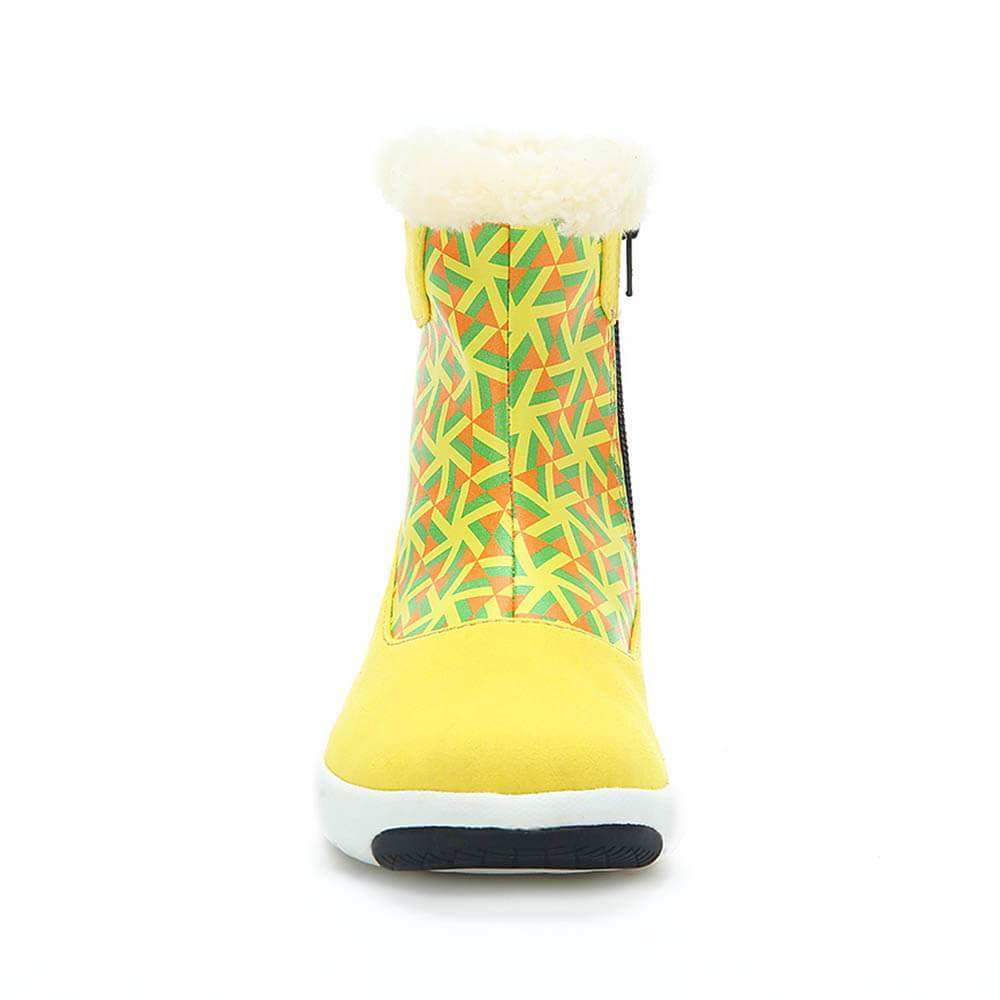 UIN Footwear Kid Rotterdam Boots Yellow Kids Canvas loafers