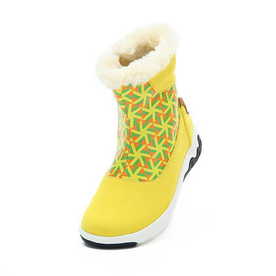 UIN Footwear Kid Rotterdam Boots Yellow Kids Canvas loafers