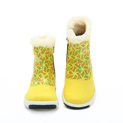 UIN Footwear Kid Rotterdam Boots Yellow Kids Canvas loafers