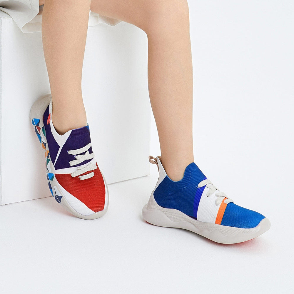 UIN Kid Triangle Puzzle Mijas I Kid Canvas loafers