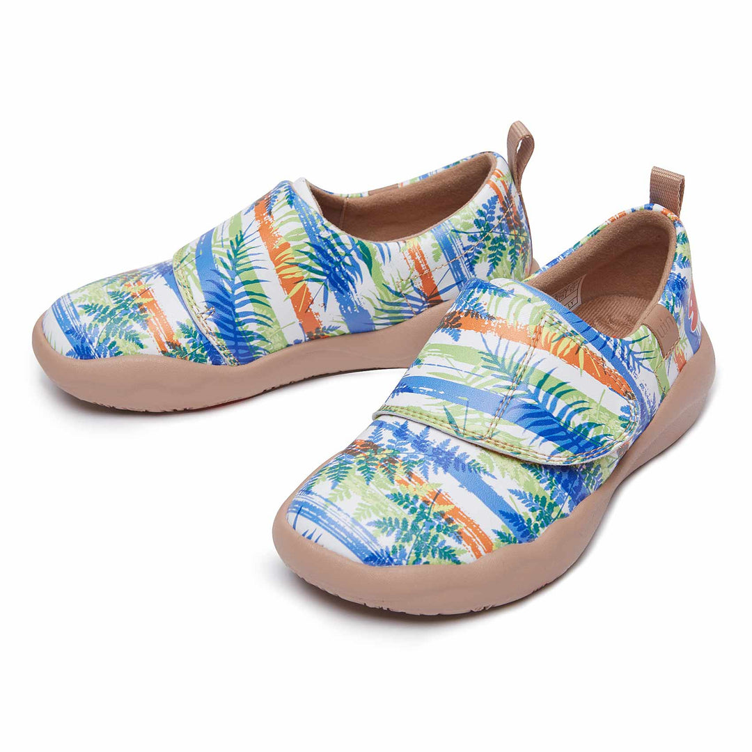 UIN Kid Vigor Silver Fern Toledo II Kid Canvas loafers