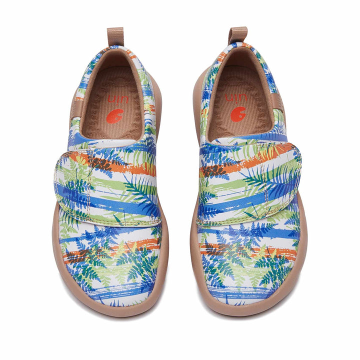 UIN Kid Vigor Silver Fern Toledo II Kid Canvas loafers