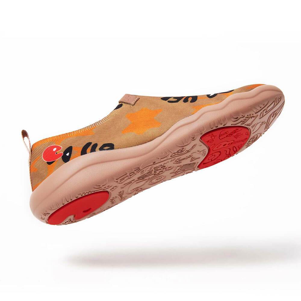 UIN Men African Totem Canvas loafers