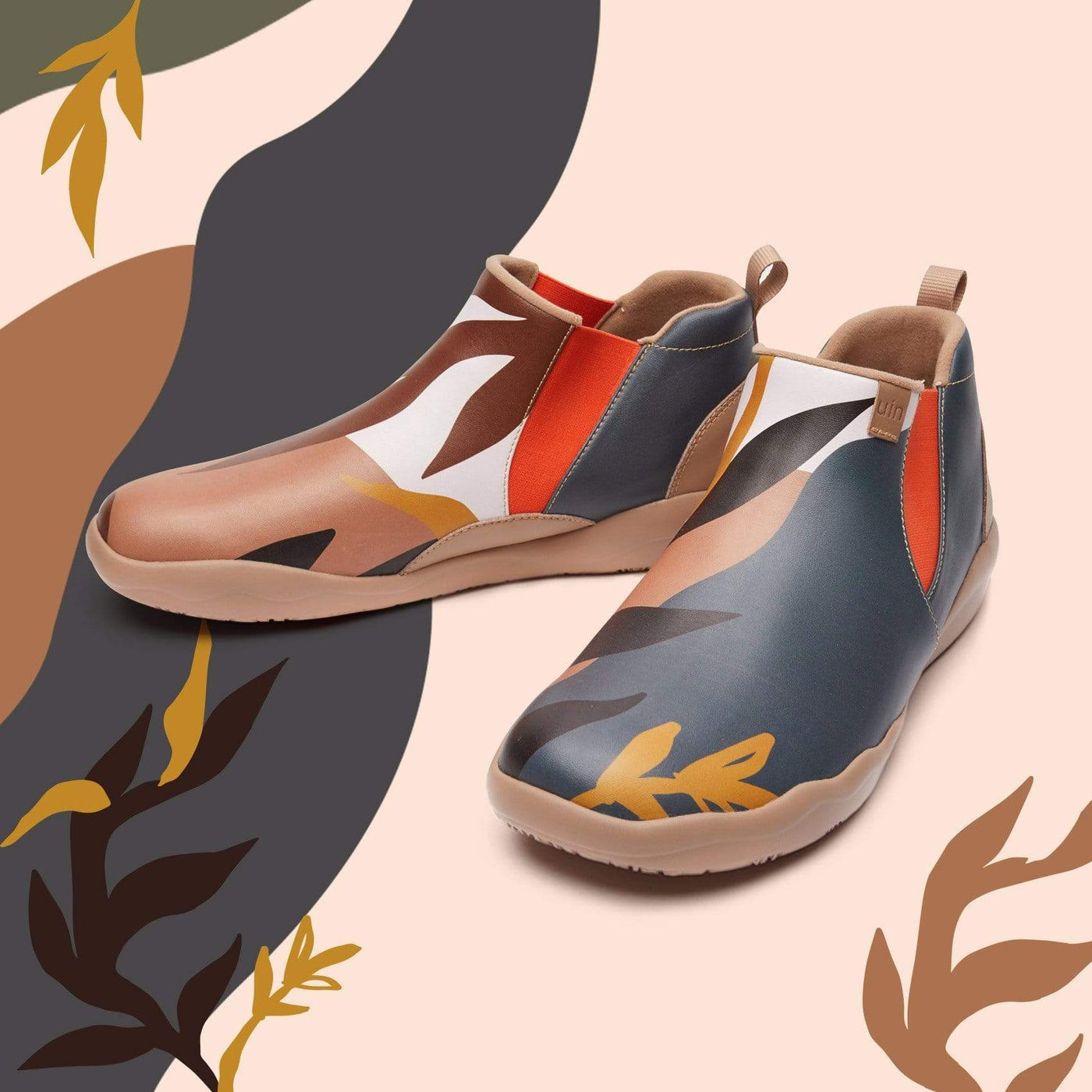 UIN Footwear Men Autumn Leaf Granada Men Canvas loafers
