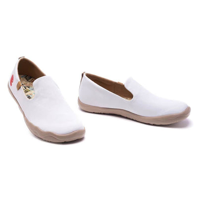 UIN Footwear Men Barcelona Canvas White Canvas loafers