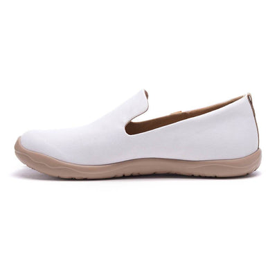 UIN Footwear Men Barcelona Canvas White Canvas loafers