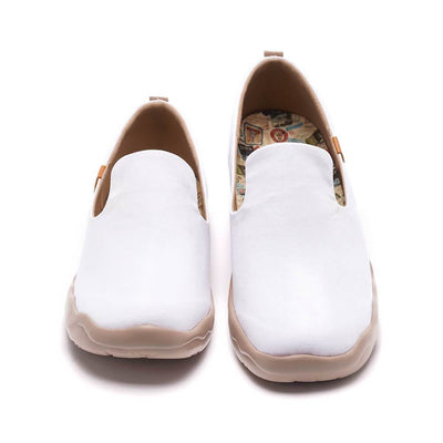 UIN Footwear Men Barcelona Canvas White Canvas loafers