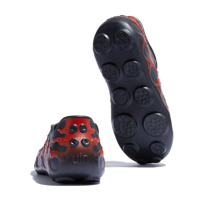 UIN Men Black & Red Octopus II Men Canvas loafers
