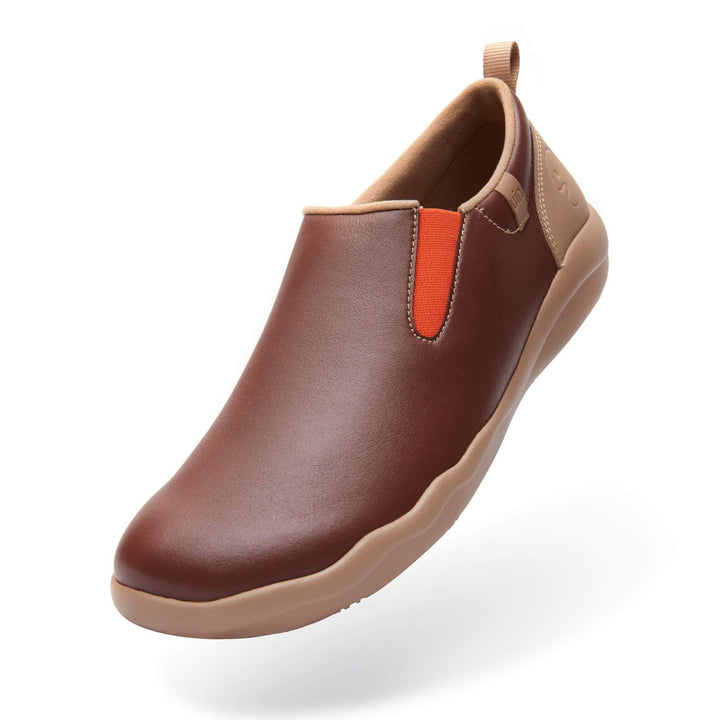 UIN Men Brown Cuenca Men Canvas loafers