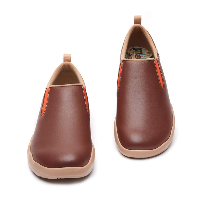 UIN Men Brown Cuenca Men Canvas loafers