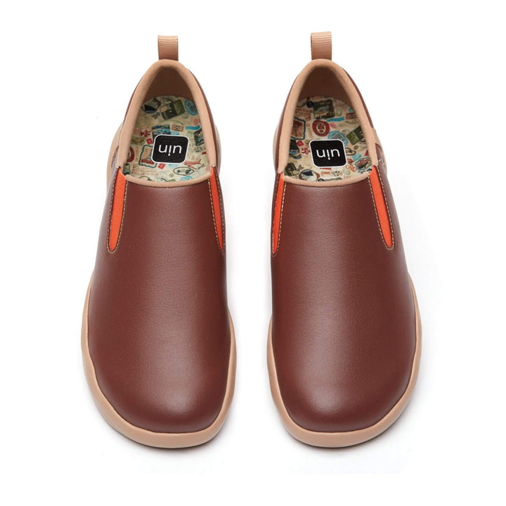 UIN Men Brown Cuenca Men Canvas loafers