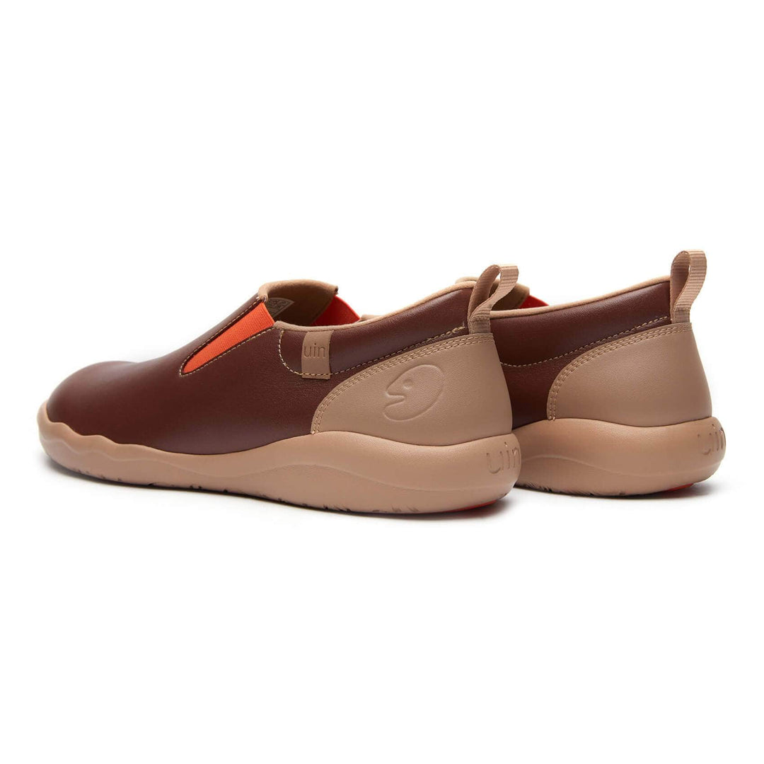 UIN Men Brown Cuenca Men Canvas loafers