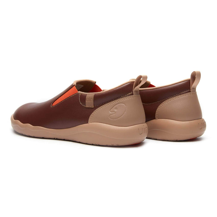 UIN Men Brown Cuenca Men Canvas loafers
