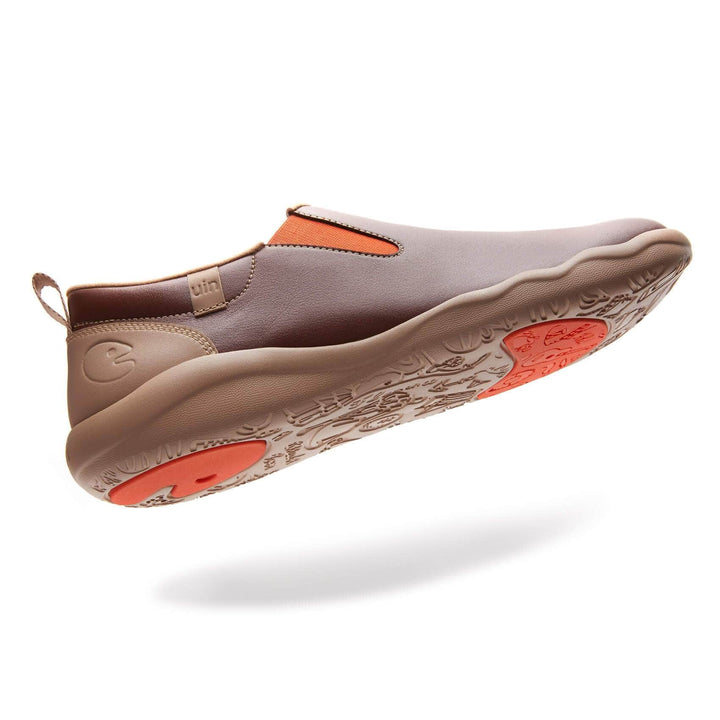 UIN Men Brown Cuenca Men Canvas loafers