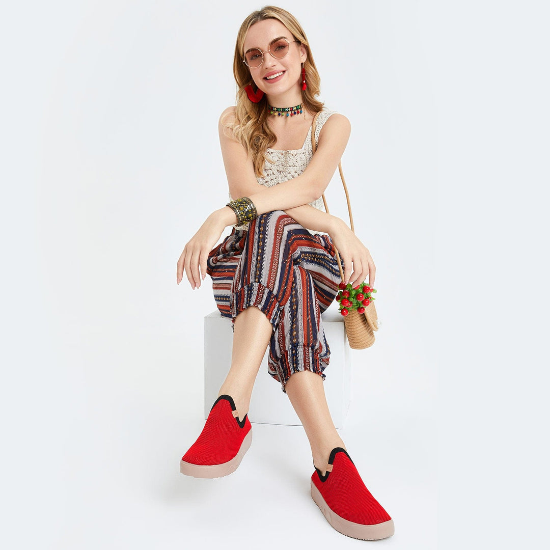 UIN Men Crimson Fuerteventura I Women Canvas loafers