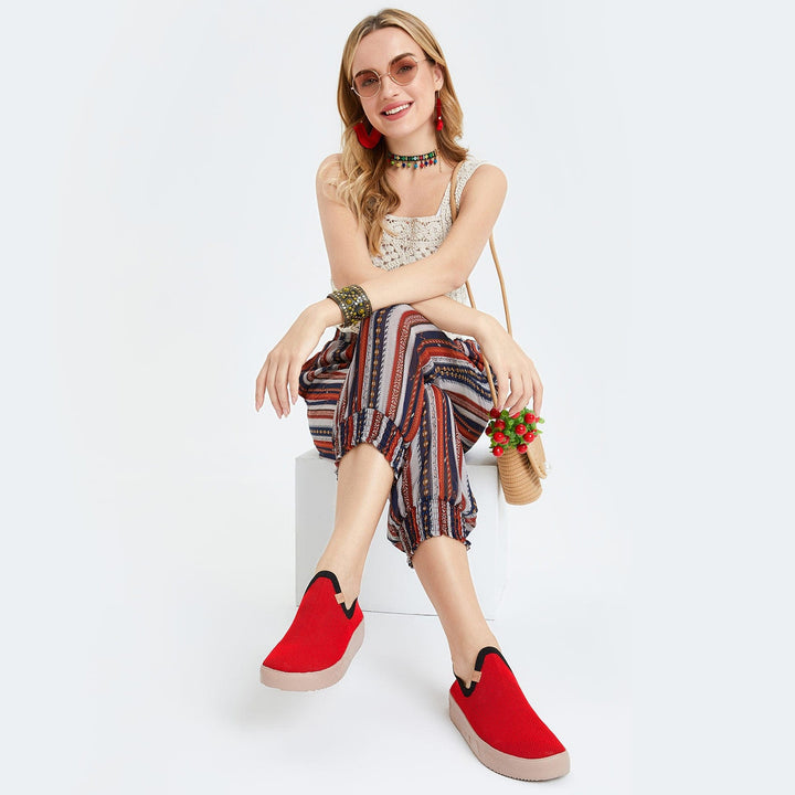 UIN Men Crimson Fuerteventura I Women Canvas loafers