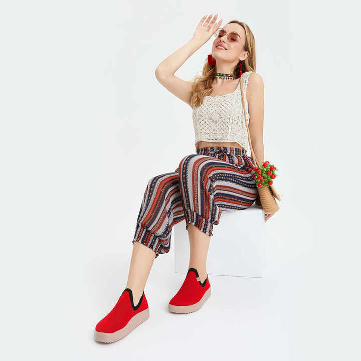 UIN Men Crimson Fuerteventura I Women Canvas loafers