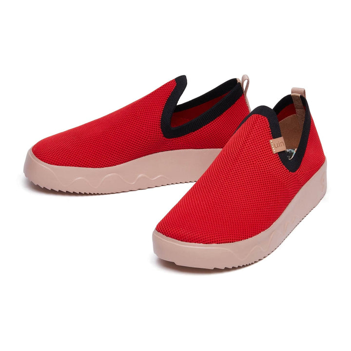 UIN Men Crimson Fuerteventura I Women Canvas loafers
