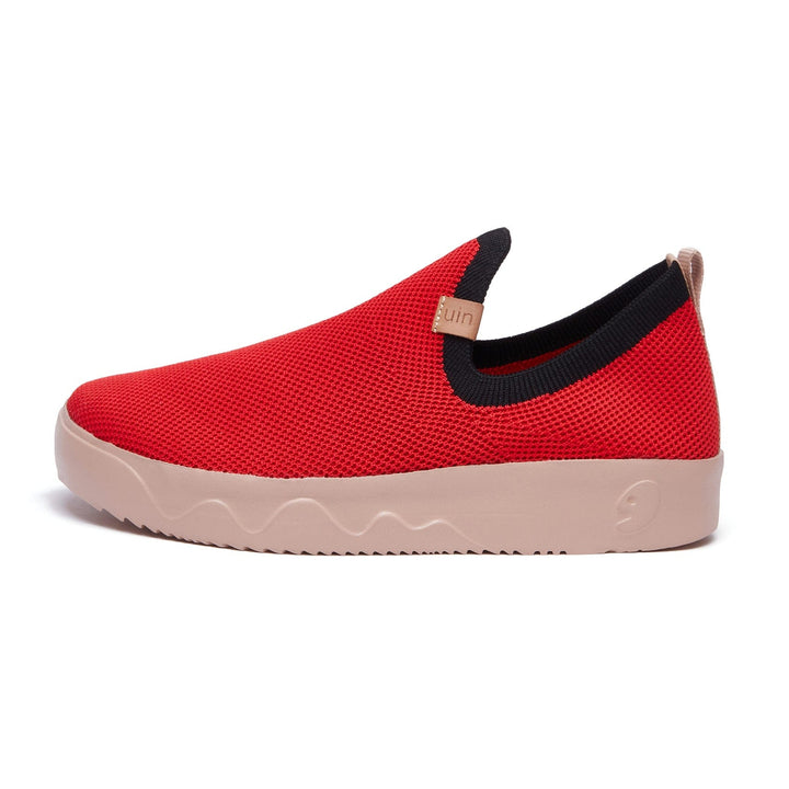 UIN Men Crimson Fuerteventura I Women Canvas loafers