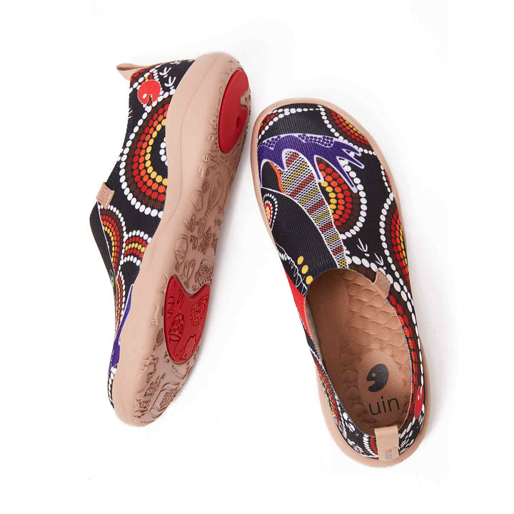 UIN Men Crocodiles Canvas loafers