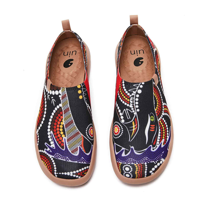 UIN Men Crocodiles Canvas loafers