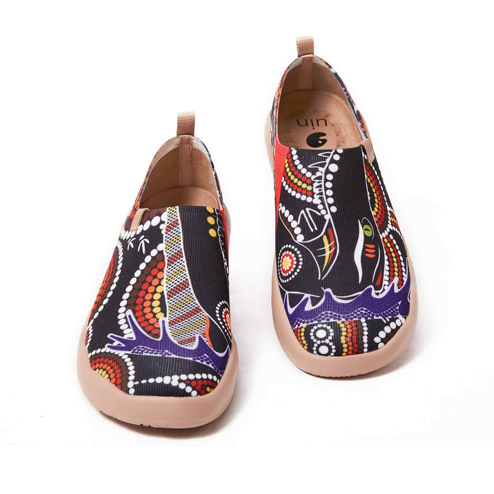 UIN Men Crocodiles Canvas loafers