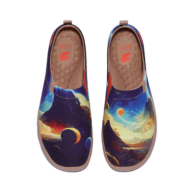 UIN Footwear Men Fantasy Planets Toledo I Men Canvas loafers