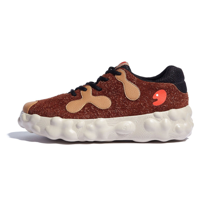 UIN Men Fluffy Brown Figueras I Men Canvas loafers