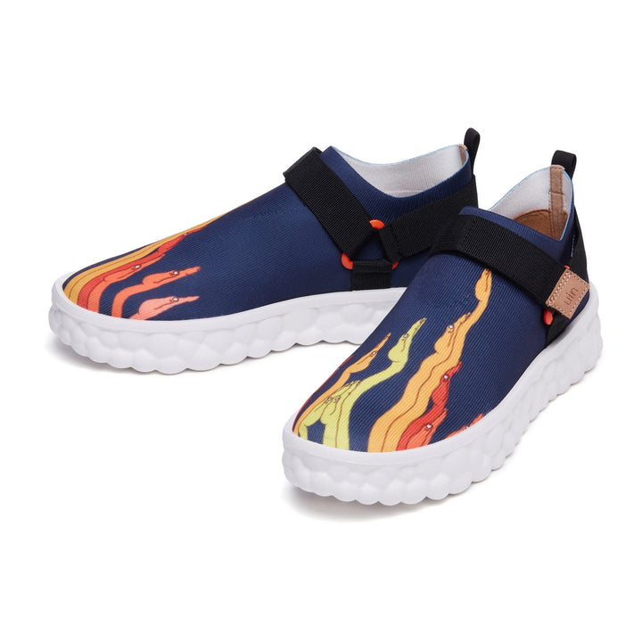 UIN Men Give Me Fire Las Ramblas III Men Canvas loafers