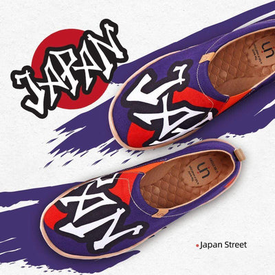 UIN Footwear Men Japan Street Canvas loafers