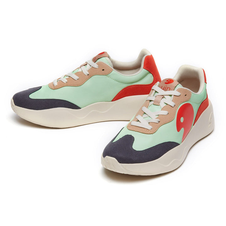 UIN Men Jungle Mint San Sebastian I Men Canvas loafers