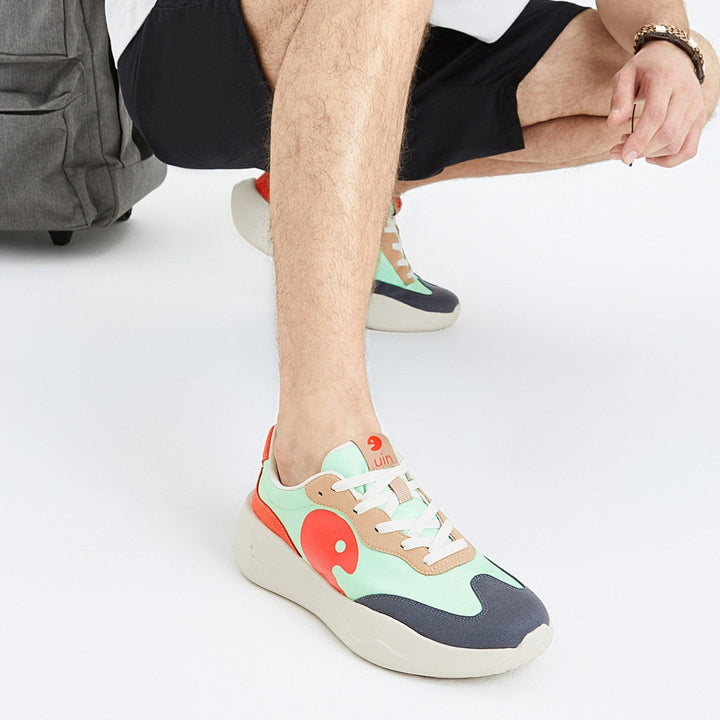UIN Men Jungle Mint San Sebastian I Men Canvas loafers