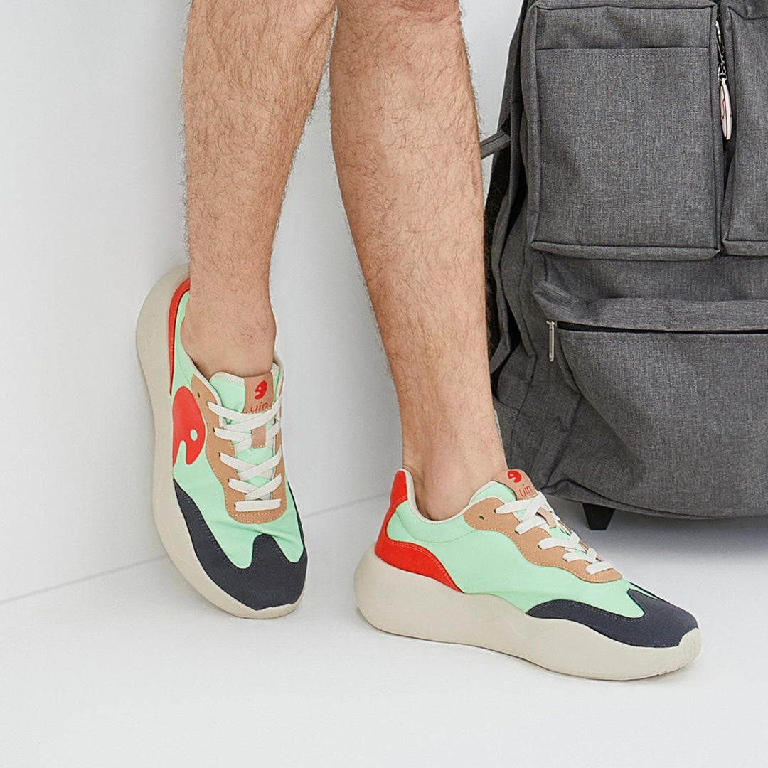 UIN Men Jungle Mint San Sebastian I Men Canvas loafers