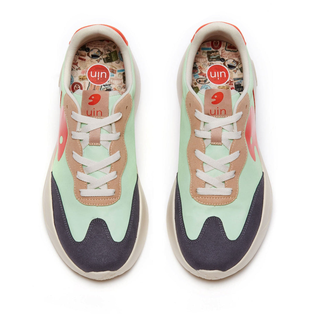 UIN Men Jungle Mint San Sebastian I Men Canvas loafers