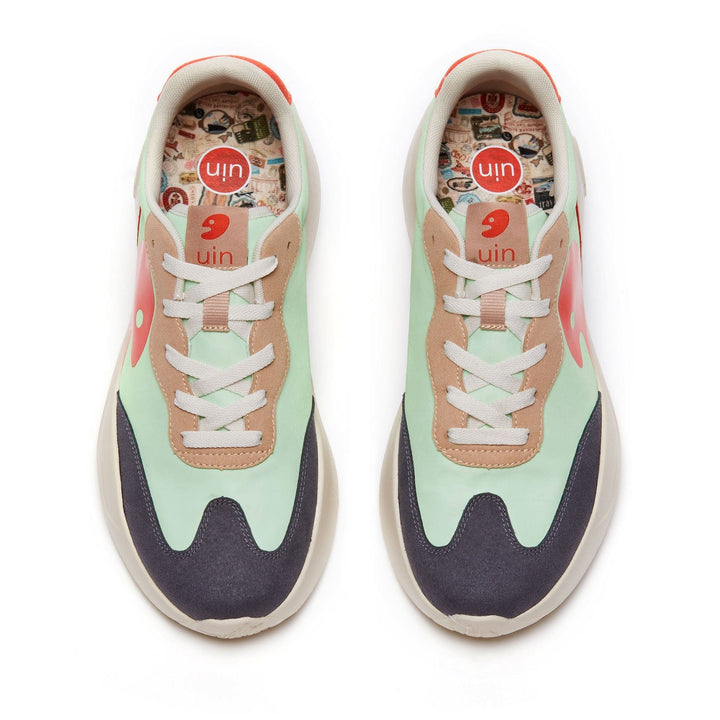 UIN Men Jungle Mint San Sebastian I Men Canvas loafers