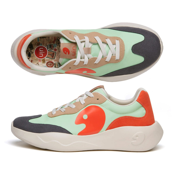 UIN Men Jungle Mint San Sebastian I Men Canvas loafers