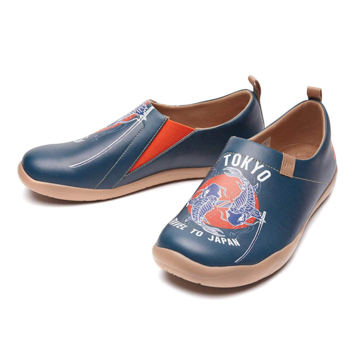 UIN Men Koi Blade Canvas loafers