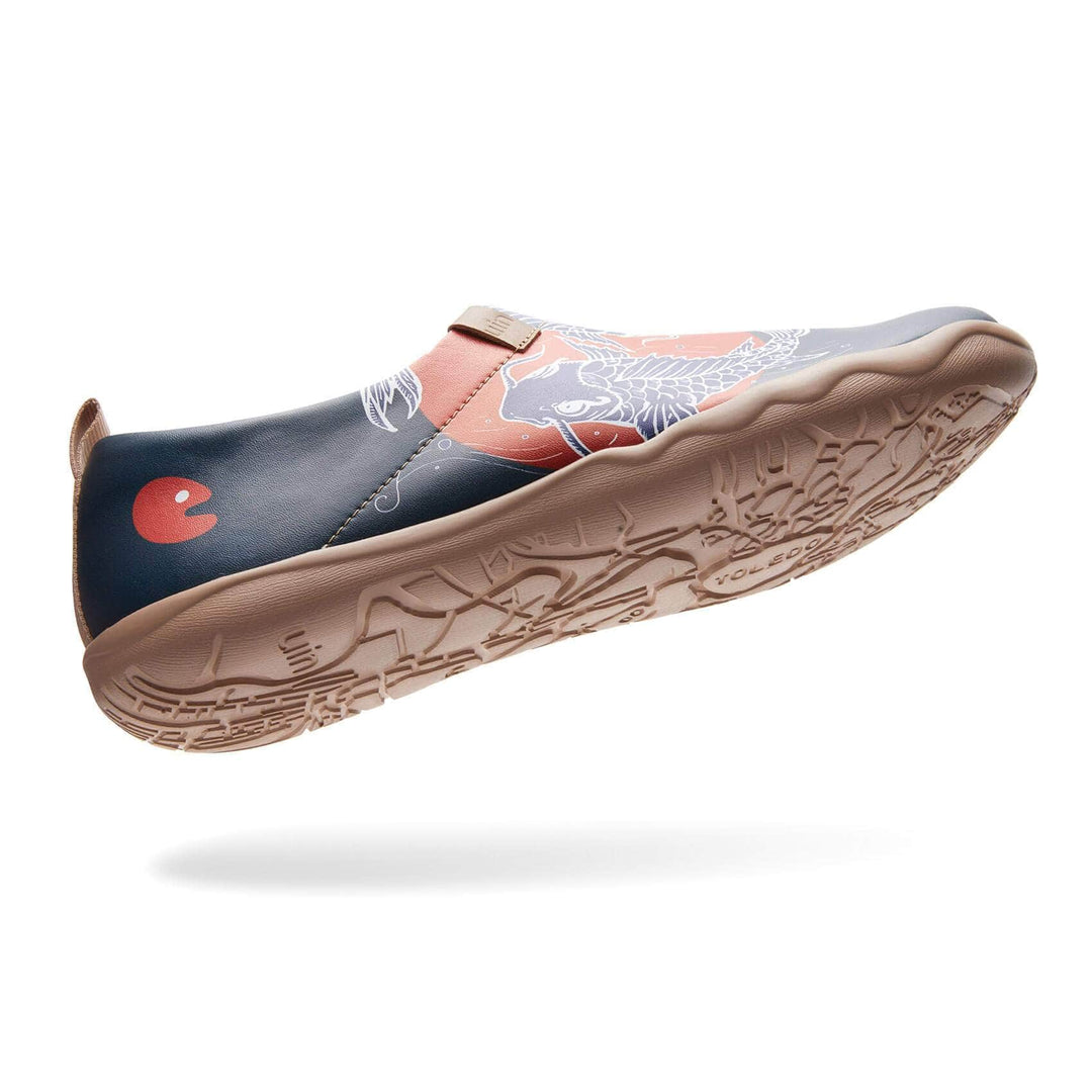UIN Men Koi Blade Canvas loafers