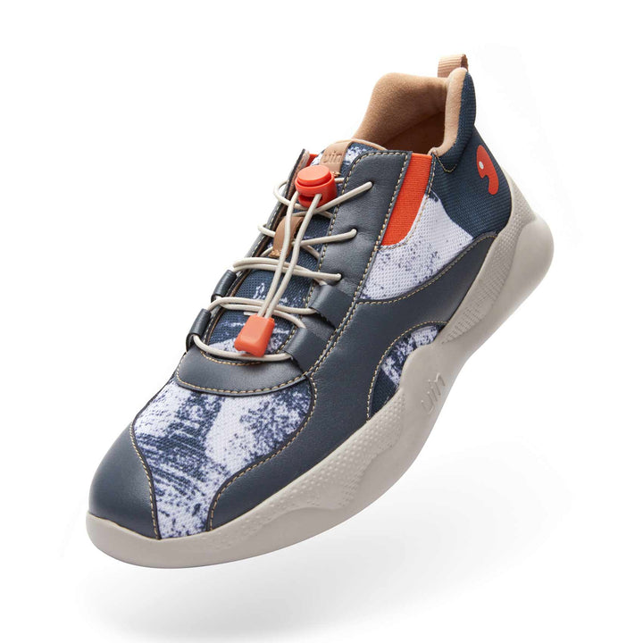 UIN Men Le Passé-Grey Mijas III Men Canvas loafers
