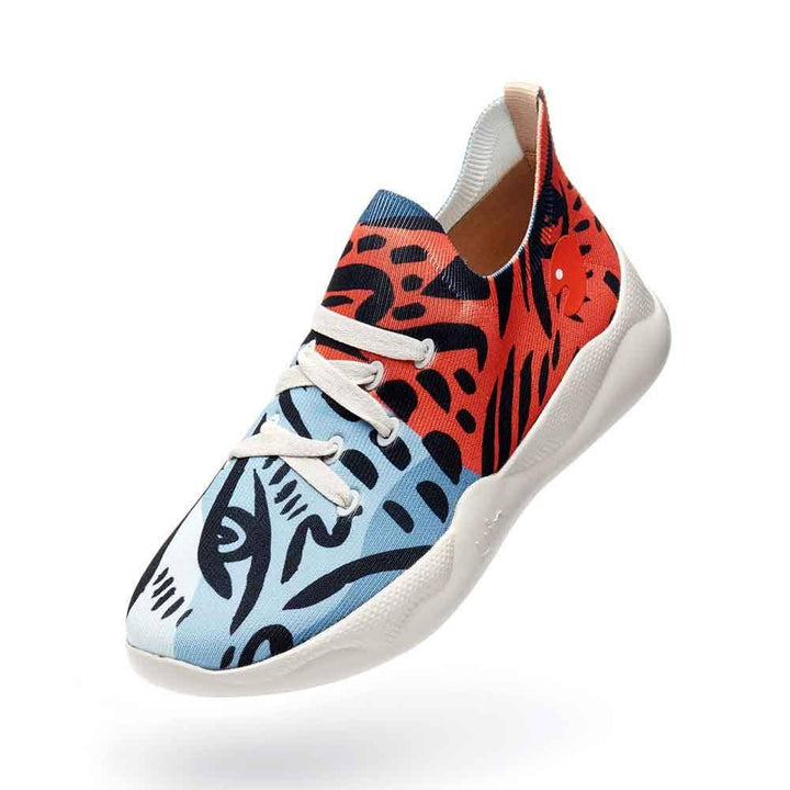 UIN Men Leopard's Eyes Men Canvas loafers