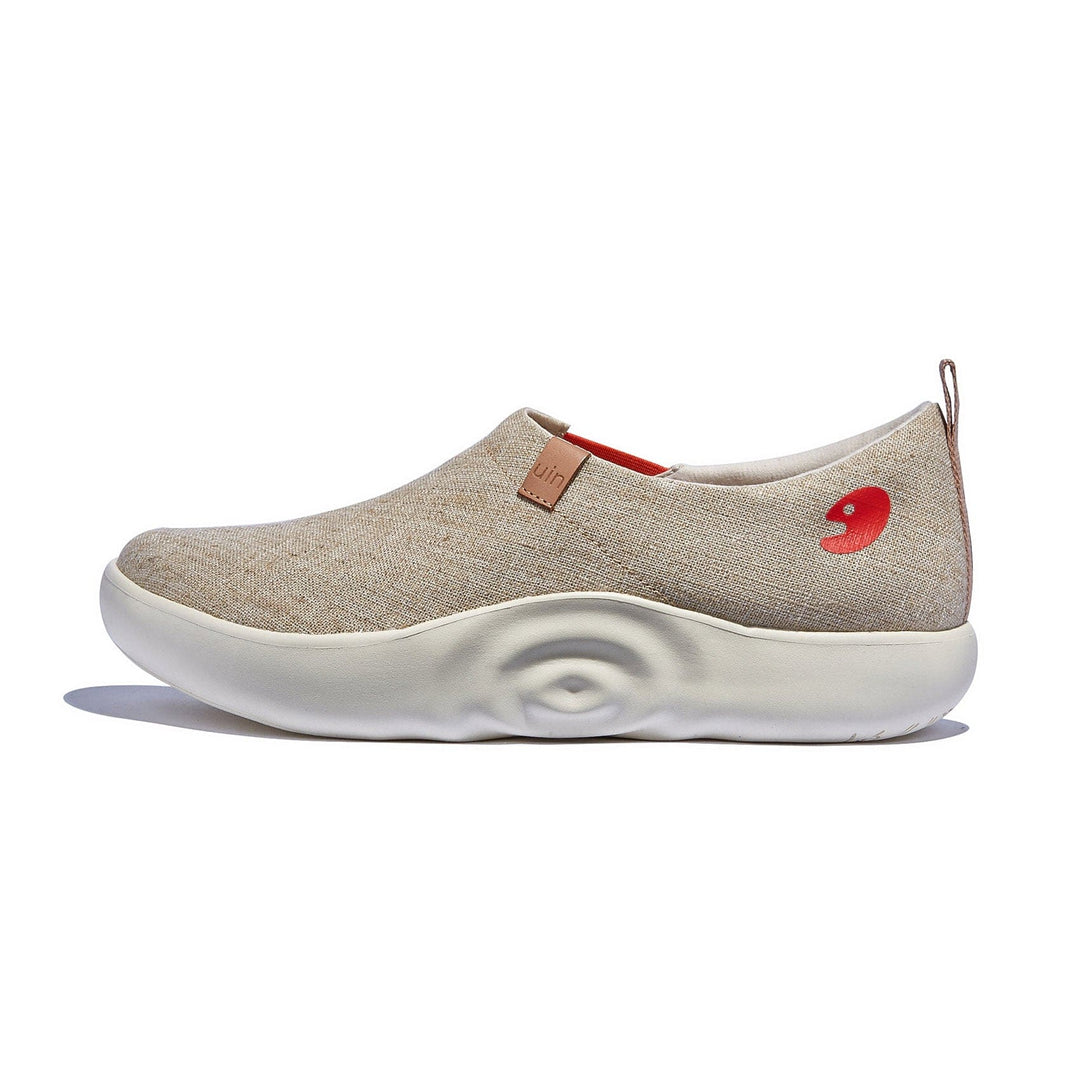 UIN Men Light Khaki Toledo X Men Canvas loafers