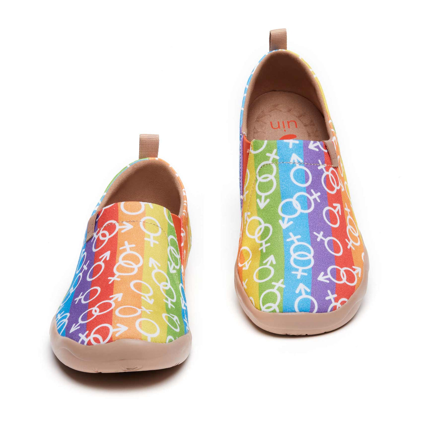 UIN Footwear Men Love is Love Toledo I Men Canvas loafers