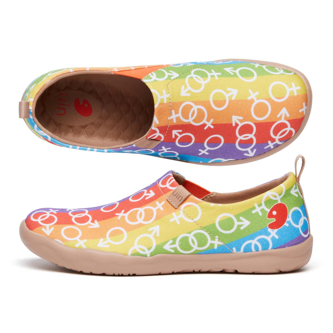 UIN Footwear Men Love is Love Toledo I Men Canvas loafers