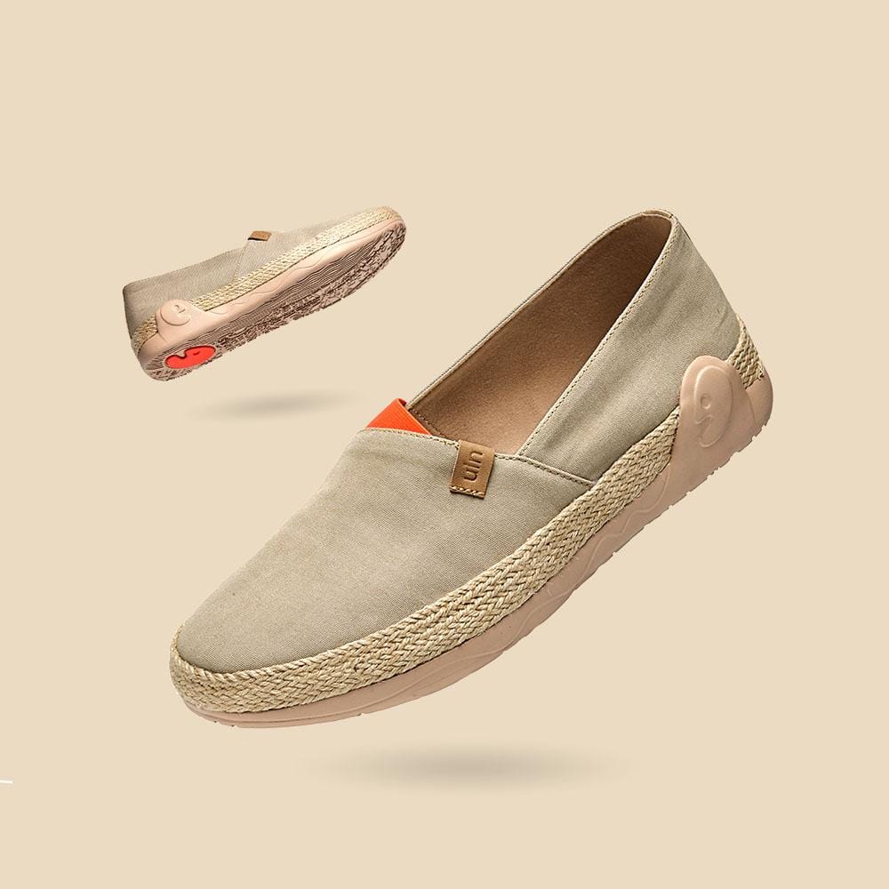 UIN Footwear Men Marbella Khaki Men Canvas loafers