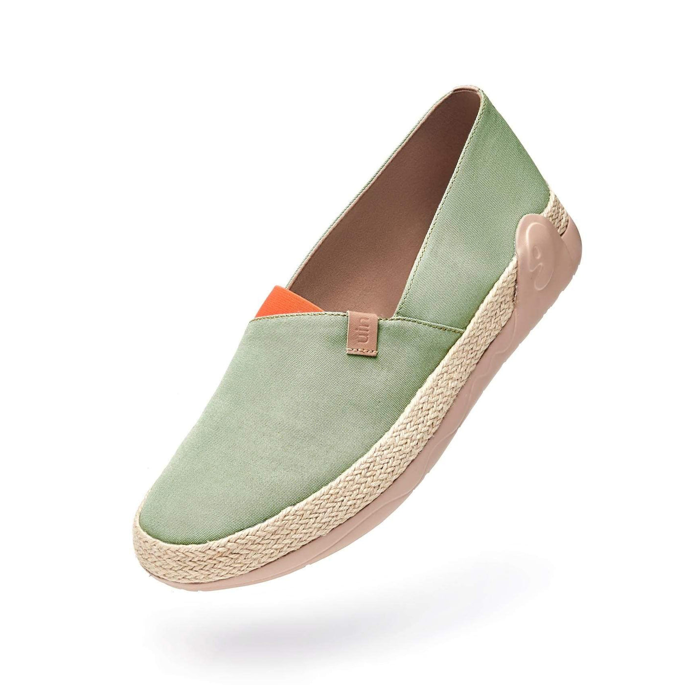 UIN Footwear Men Marbella Morandi Green Canvas loafers