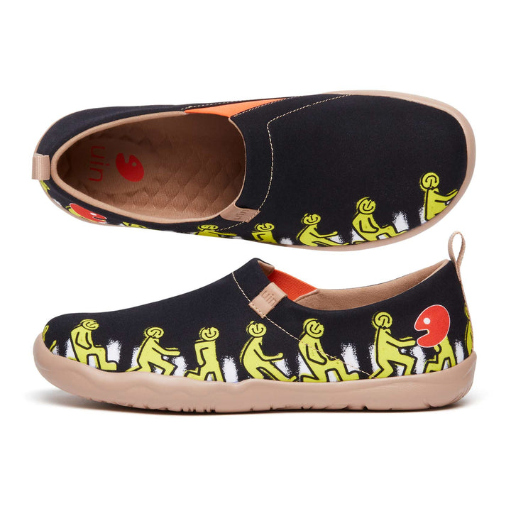 UIN Men Marching On Toledo I Men Canvas loafers