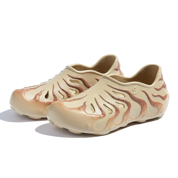 UIN Men Muddy Brown Octopus II Men Canvas loafers
