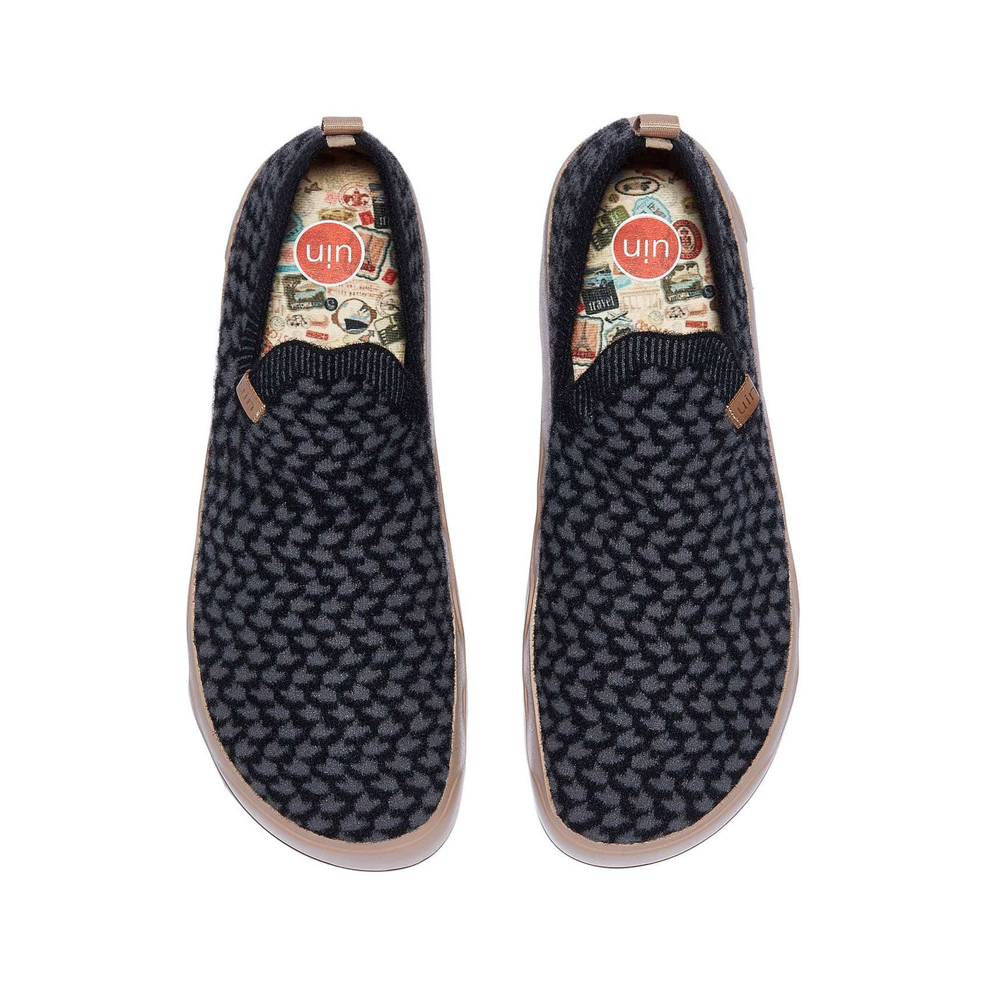 UIN Footwear Men Mysterious Black Fuerteventura I Men Canvas loafers