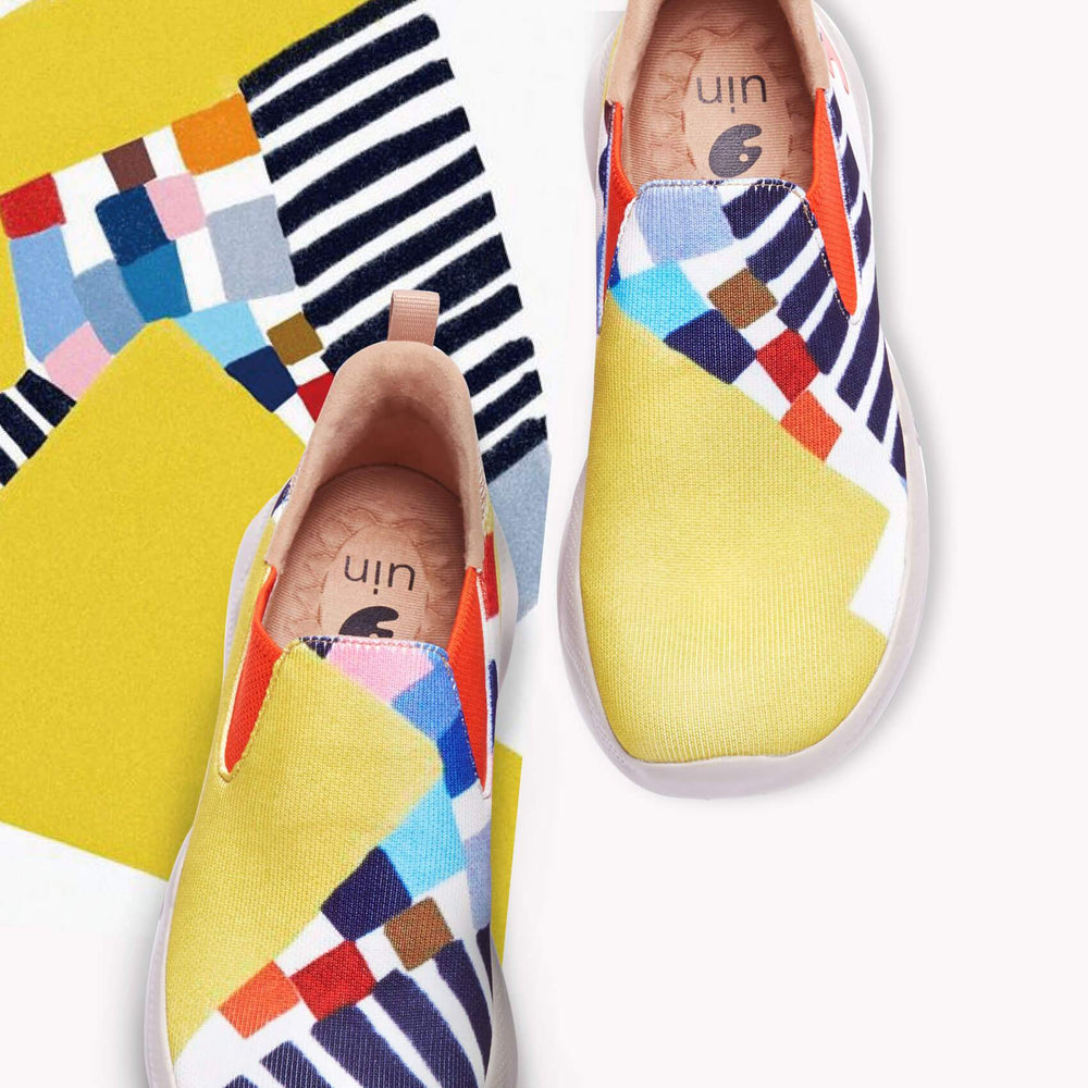 UIN Men Piano Keys Mijas II Canvas loafers